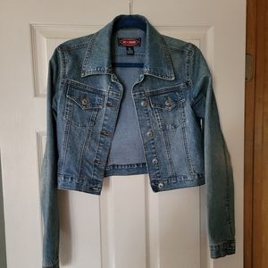 Crop Jean jacket size L